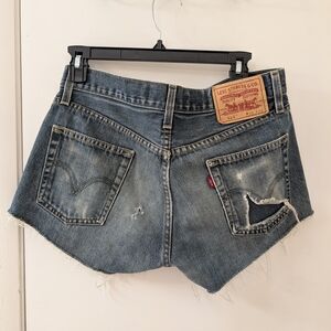 Levi's 514 Women's Blue Denim Shorts